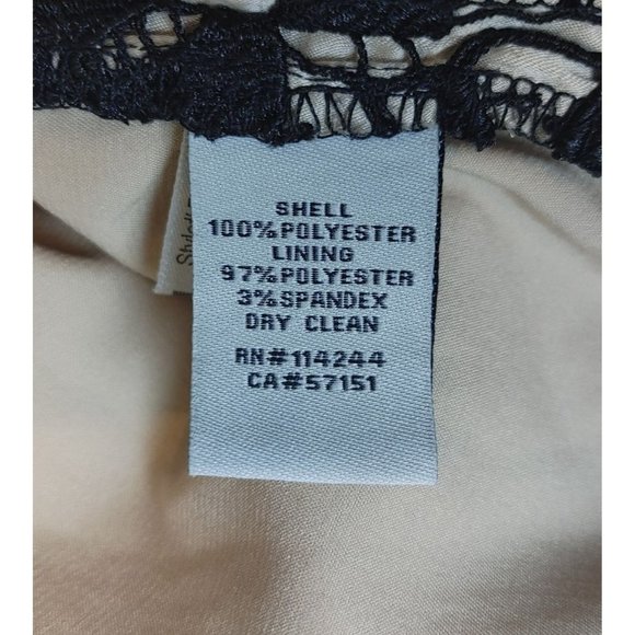 NWT ELIZA J Womens 10 Black Back Zip Lace Overlay Sheath Special Occasion Dress - Picture 5 of 5